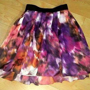 Watercolor A-line Skirt by Vince Camuto 18W
